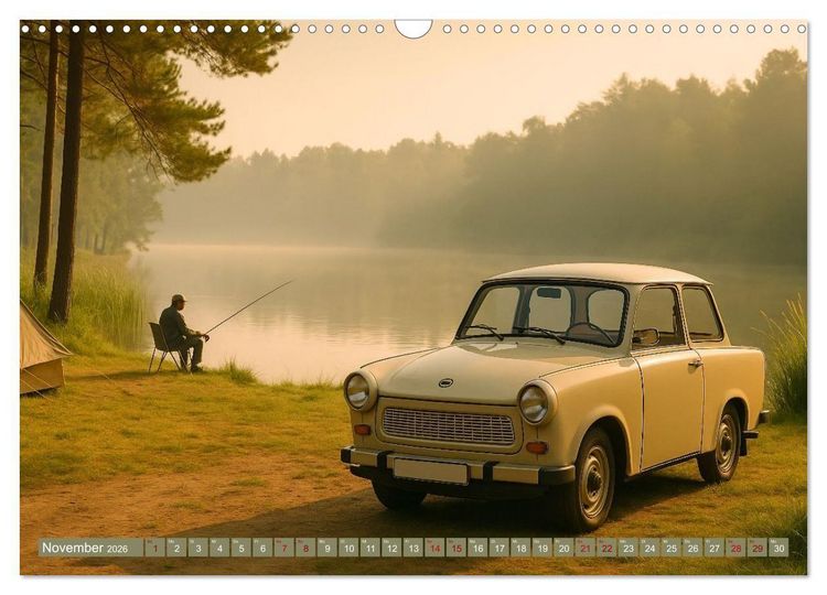 Produktbild: Alltagsgeschichten mit Trabant (Wandkalender 2026 DIN A3 quer), CALVENDO Monatskalender