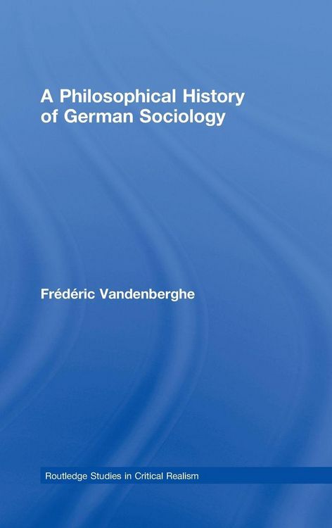 Produktbild: A Philosophical History of German Sociology