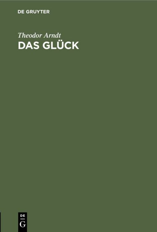 Produktbild: Das Gl&uuml;ck