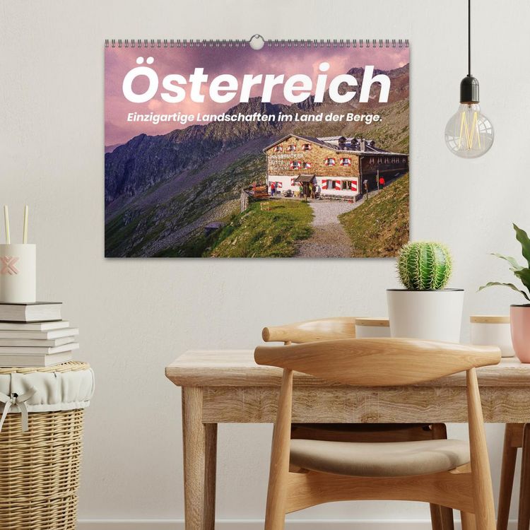 Produktbild: &Ouml;sterreich - Einzigartige Landschaften im Land der Berge. (Wandkalender 2026 DIN A3 quer), CALVENDO Monatskalender