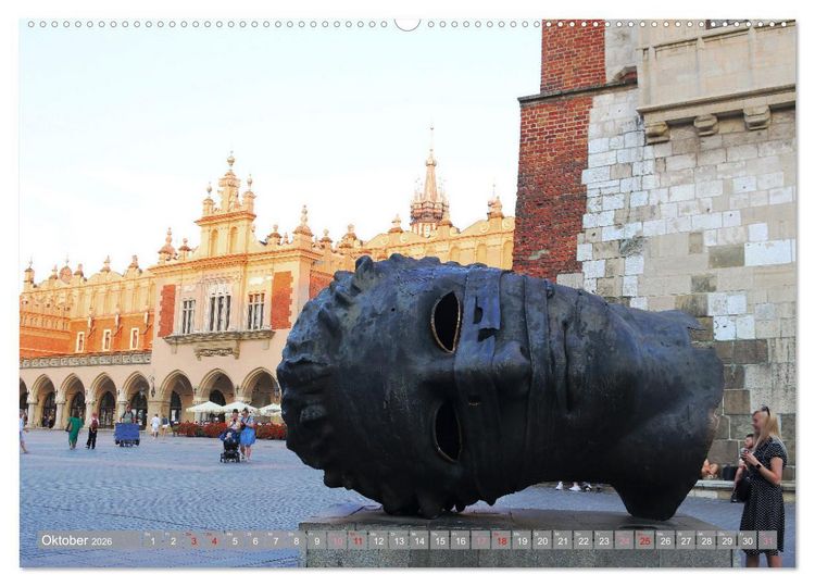 Produktbild: Faszinierendes Krakau (Wandkalender 2026 DIN A2 quer), CALVENDO Monatskalender