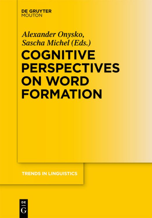 Produktbild: Cognitive Perspectives on Word Formation