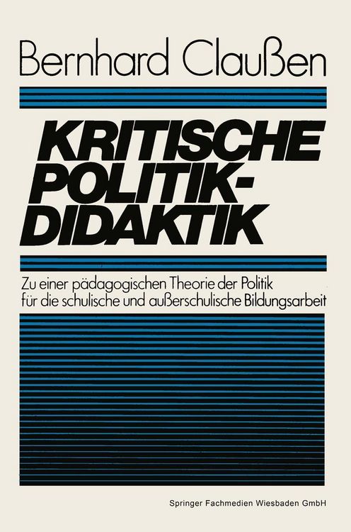 Produktbild: Kritische Politikdidaktik