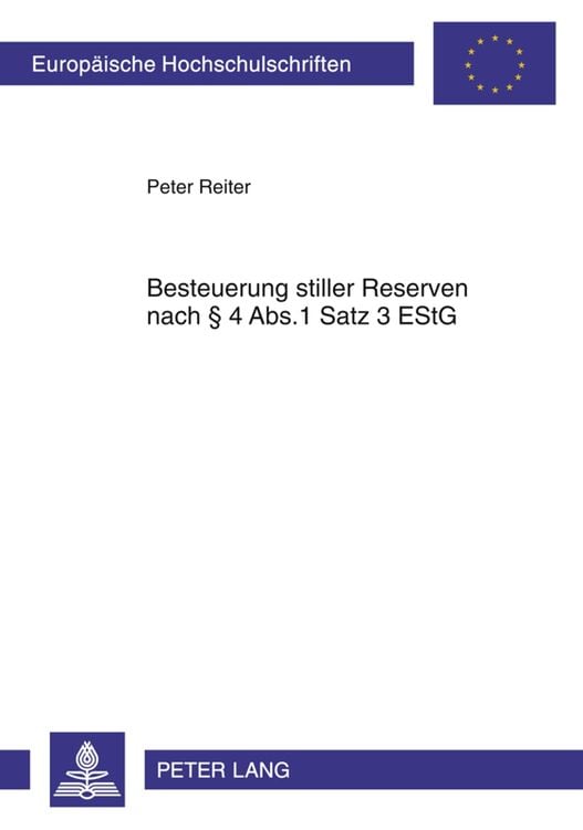 Produktbild: Besteuerung stiller Reserven nach § 4 Abs.1 Satz 3 EStG