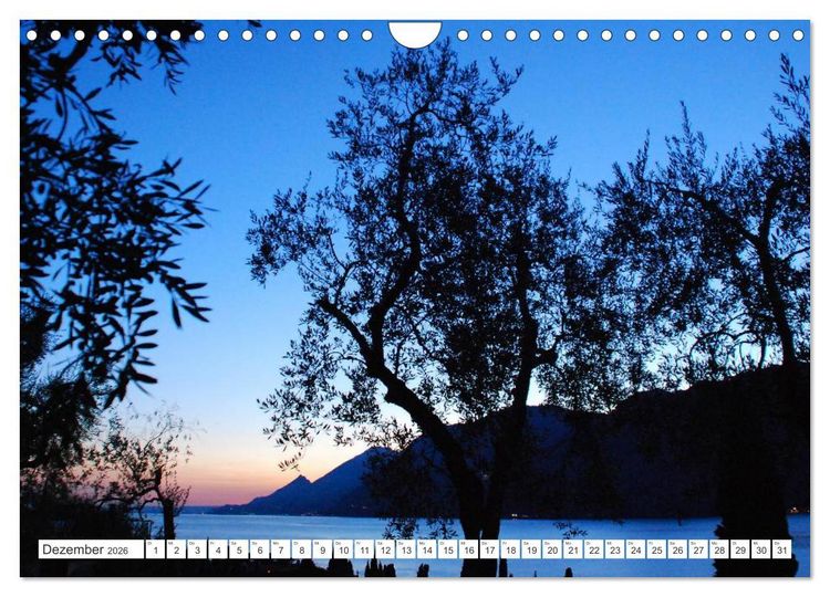 Produktbild: Traumkulisse Gardasee (Wandkalender 2026 DIN A4 quer), CALVENDO Monatskalender