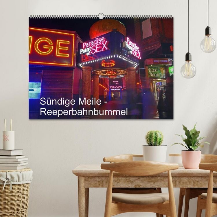 Produktbild: S&uuml;ndige Meile - Reeperbahnbummel (Wandkalender 2026 DIN A2 quer), CALVENDO Monatskalender