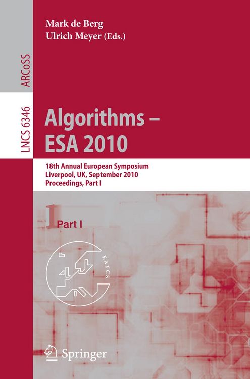 Produktbild: Algorithms - ESA 2010
