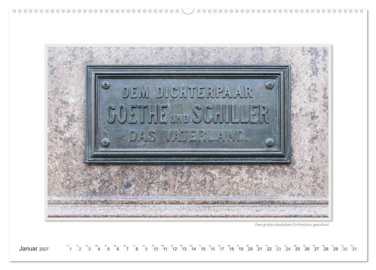 Produktbild: Emotionale Momente: Weimarer Ansichten. (hochwertiger Premium Wandkalender 2027 DIN A2 quer), Kunstdruck in Hochglanz