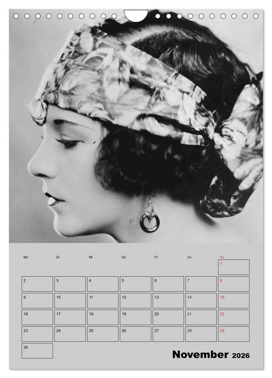 Produktbild: Diven der Stummfilm-&Auml;ra (Wandkalender 2026 DIN A4 hoch), CALVENDO Monatskalender