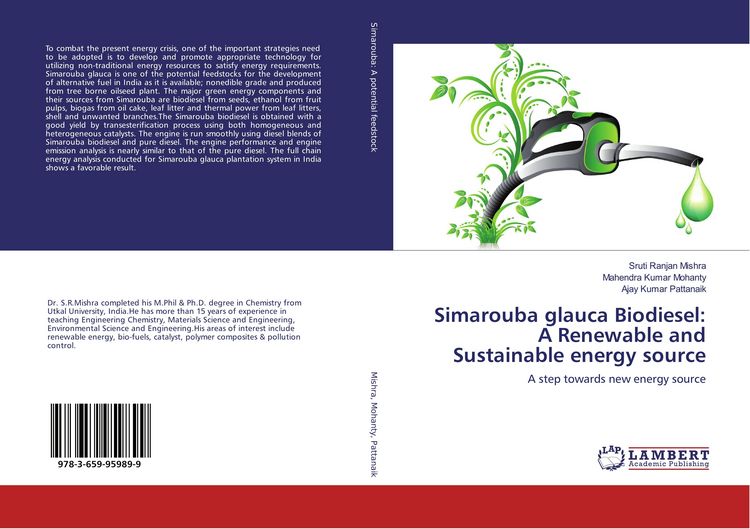 Produktbild: Simarouba glauca Biodiesel: A Renewable and Sustainable energy source