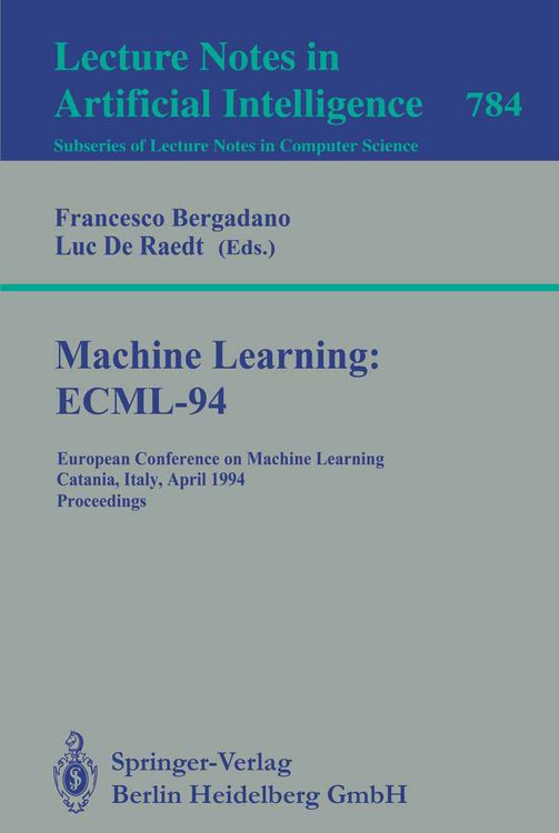 Produktbild: Machine Learning: ECML-94