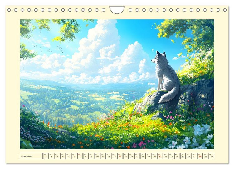 Produktbild: Willkommen im Wunderwald. Zauberhafte Abenteuer mit tierischen Freunden (Wandkalender 2026 DIN A4 quer), CALVENDO Monatskalender