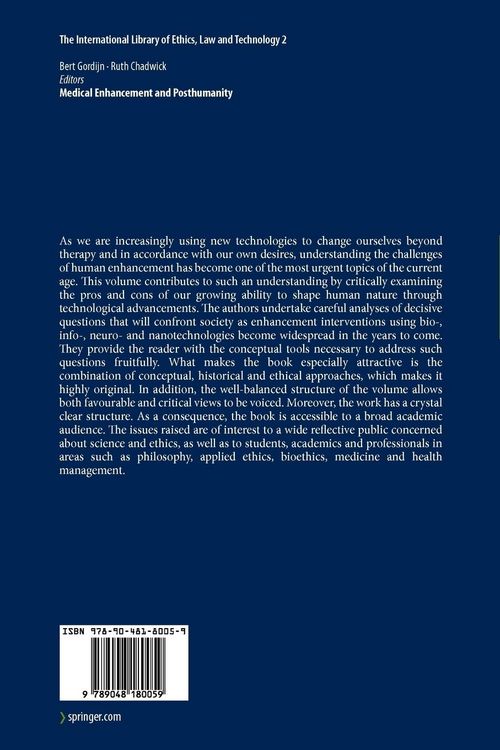 Produktbild: Medical Enhancement and Posthumanity