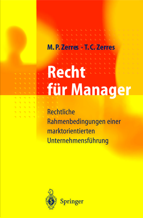 Produktbild: Recht f&uuml;r Manager