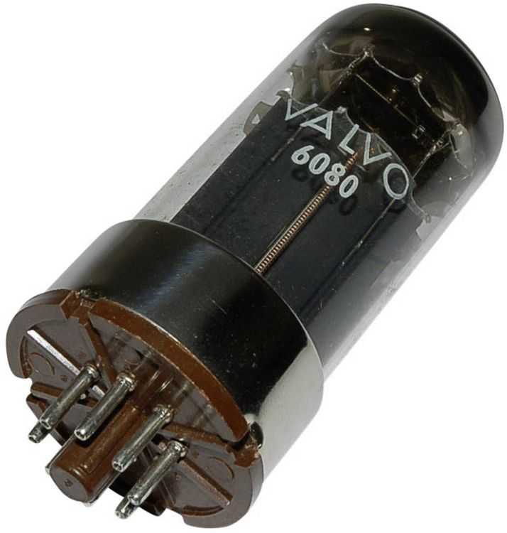Produktbild: BTB Vertrieb 6080 = 6 A S 7 W Elektronenr&ouml;hre Doppeltriode 100 V 100 mA Polzahl: 8 Sockel: Oktal Inhalt 1 St.
