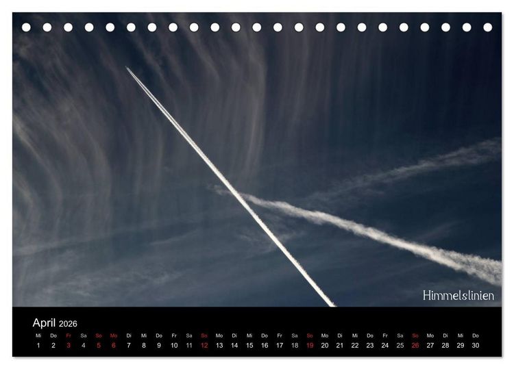 Produktbild: Wolken-Kunstwerke (Tischkalender 2026 DIN A5 quer), CALVENDO Monatskalender