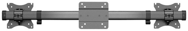Produktbild: Neomounts Monitor-Tischhalterung FPMA-CB100BLACK 2 Display(s) 25,4 cm (10") - 68,6 cm (27") Schwarz Neigbar