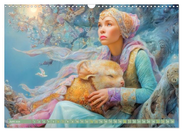Produktbild: Imaginative Werke - Wunderbar m&auml;rchenhaft (Wandkalender 2026 DIN A3 quer), CALVENDO Monatskalender