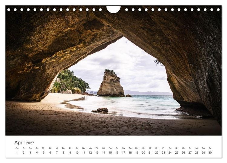 Produktbild: Naturschauspiel Neuseeland (Wandkalender 2027 DIN A4 quer), CALVENDO Monatskalender