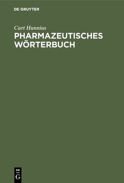 Produktbild: Pharmazeutisches W&ouml;rterbuch