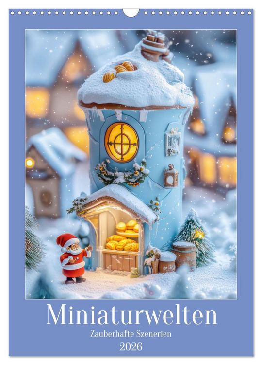 Produktbild: Miniaturwelten - Zauberhafte Szenerien (Wandkalender 2026 DIN A3 hoch), CALVENDO Monatskalender