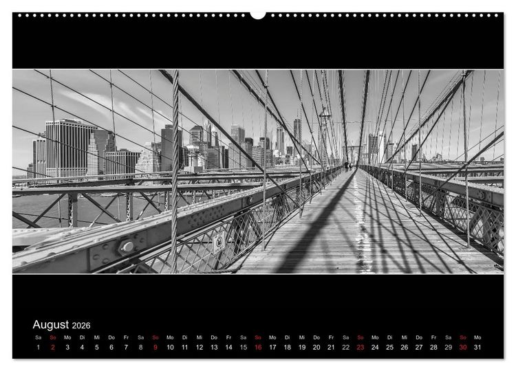 Produktbild: NEW YORK CITY H&ouml;hepunkte im Panoramaformat (Wandkalender 2026 DIN A2 quer), CALVENDO Monatskalender