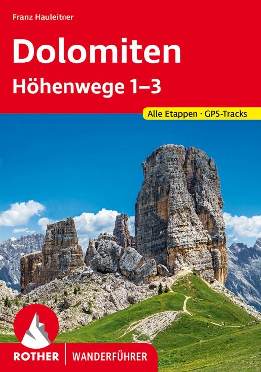 Produktbild: ROTHER Wanderf&uuml;hrer Dolomiten H&ouml;henwege 1-3