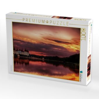 Produktbild: CALVENDO Puzzle Schloss Moritzburg | 1000 Teile Lege-Gr&ouml;&szlig;e 64x48cm Foto-Puzzle f&uuml;r gl&uuml;ckliche Stunden