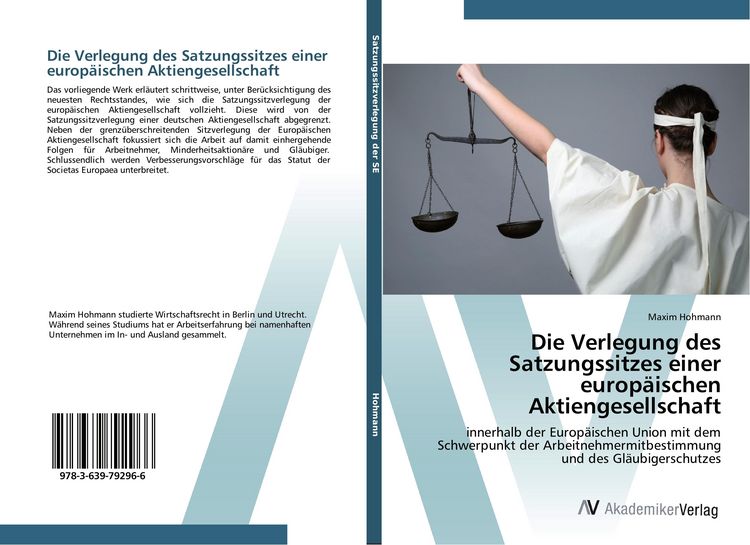 Produktbild: Die Verlegung des Satzungssitzes einer europ&auml;ischen Aktiengesellschaft