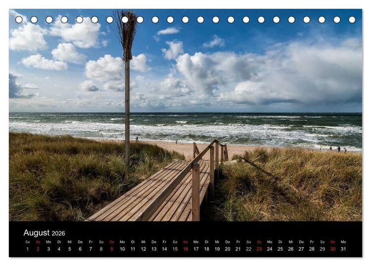 Produktbild: Sylt - Bilder einer Insel (Tischkalender 2026 DIN A5 quer), CALVENDO Monatskalender