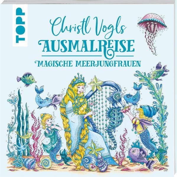 Produktbild: Christl Vogls Ausmalreise - Magische Meerjungfrauen