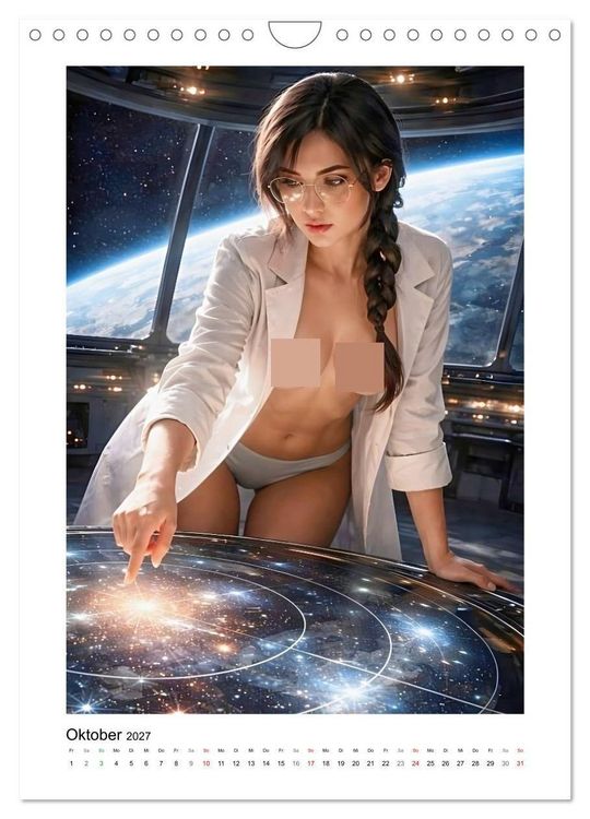 Produktbild: Verf&uuml;hrerinnen des Kosmos (Wandkalender 2027 DIN A4 hoch), CALVENDO Monatskalender
