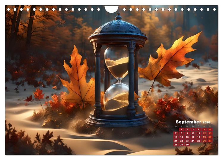 Produktbild: Magische Sanduhren (Wandkalender 2026 DIN A4 quer), CALVENDO Monatskalender