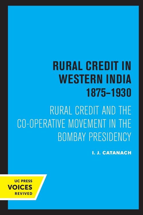 Produktbild: Rural Credit in Western India 1875-1930