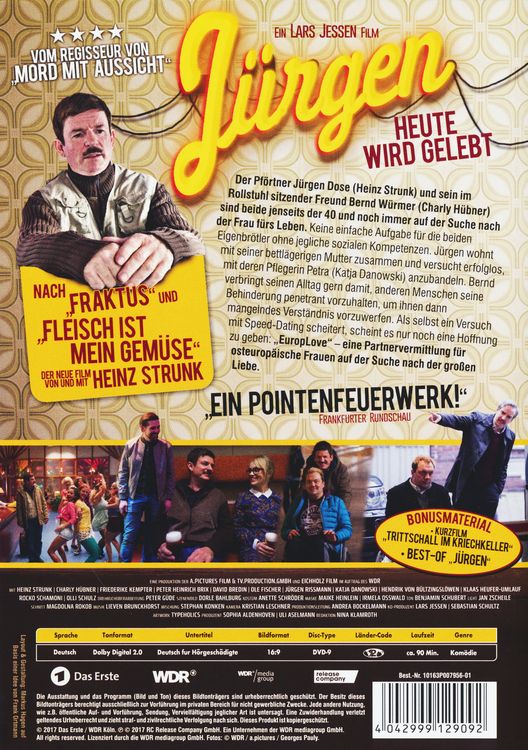 Produktbild: J&uuml;rgen - Heute wird gelebt