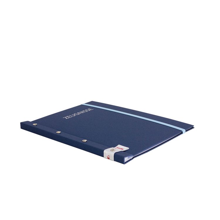 Produktbild: Zeugnismappe Metallium Blue