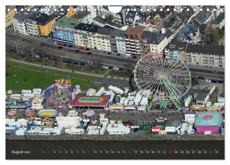 Produktbild: K&ouml;ln - Die Rheinmetropole aus der Luft (Wandkalender 2026 DIN A4 quer), CALVENDO Monatskalender