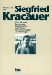 Produktbild: Siegfried Kracauer