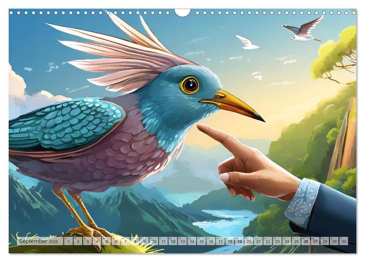 Produktbild: Tierische Metaphern (Wandkalender 2026 DIN A3 quer), CALVENDO Monatskalender