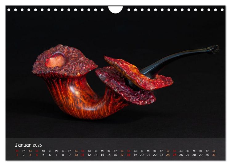Produktbild: Pfeifenwelten (Wandkalender 2026 DIN A4 quer), CALVENDO Monatskalender