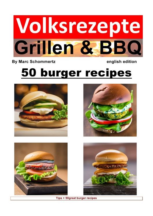 Produktbild: Volksrezepte Grillen & BBQ / Volksrezepte Grillen & BBQ - 50 Burger Recipes