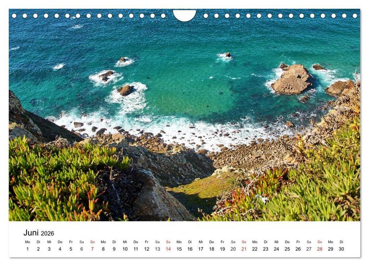 Produktbild: Europas einzigartige K&uuml;sten (Wandkalender 2026 DIN A4 quer), CALVENDO Monatskalender