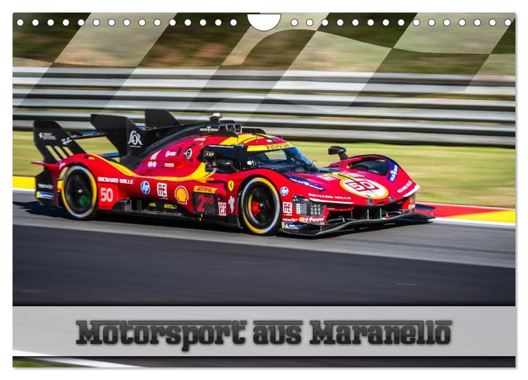 Produktbild: Motorsport aus Maranello (Wandkalender 2026 DIN A4 quer), CALVENDO Monatskalender
