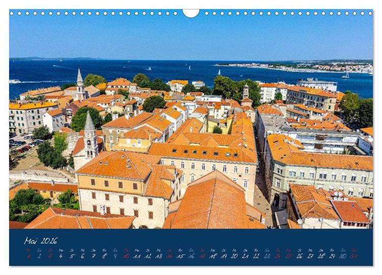 Produktbild: Kroatien Die wundersch&ouml;ne K&uuml;ste vor Zadar (Wandkalender 2026 DIN A3 quer), CALVENDO Monatskalender