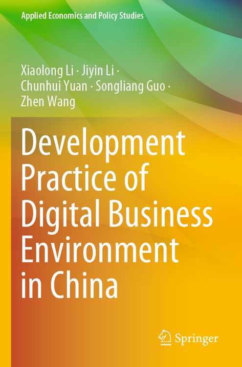 Produktbild: Development Practice of Digital Business Environment in China