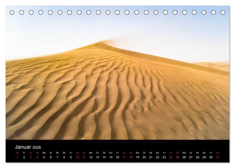 Produktbild: Sahara W&uuml;stentrekking (Tischkalender 2026 DIN A5 quer), CALVENDO Monatskalender