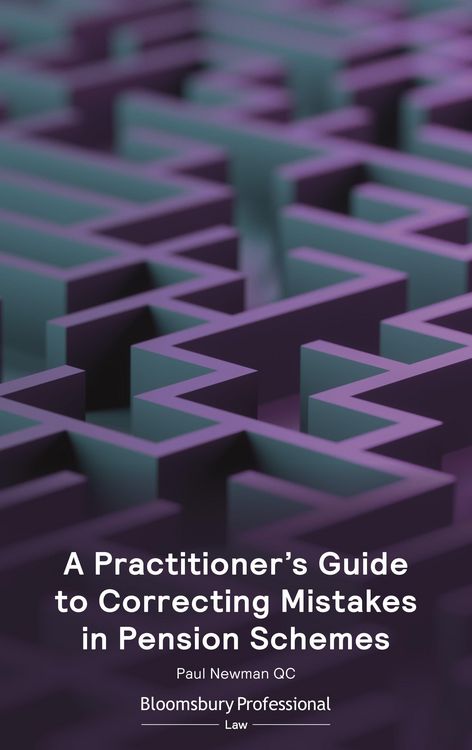 Produktbild: A Practitioner's Guide to Correcting Mistakes in Pension Schemes