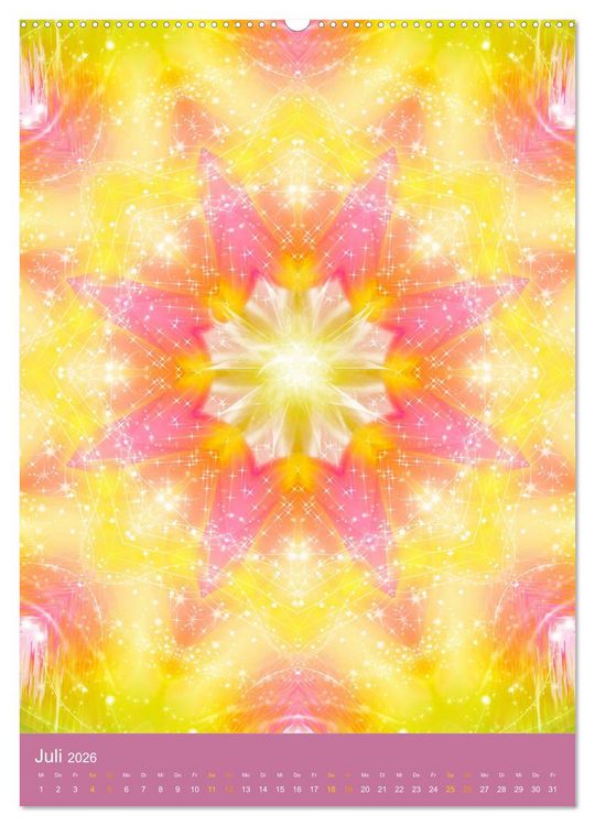 Produktbild: Lichtvolle Mandalas (Wandkalender 2026 DIN A2 hoch), CALVENDO Monatskalender