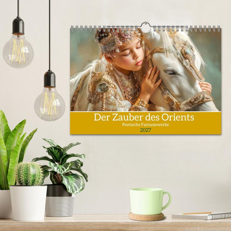 Produktbild: Der Zauber des Orients - Poetische Fantasiewerke (Wandkalender 2027 DIN A4 quer), CALVENDO Monatskalender