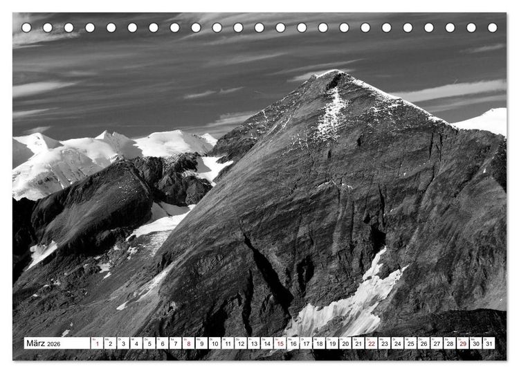 Produktbild: Dreitausender in den Alpen (Tischkalender 2026 DIN A5 quer), CALVENDO Monatskalender